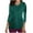 Green Shirts, variant on Htigea Scrubs for Women Solid Color V Neck 3/4 Sleeve Dressy Nursing Tops with Pocket Basic Workwear Uniform Shirts Green,S