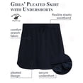 thumbnail image 2 of Beverly Hills Polo Club Girls School Uniform Skirt - 2 Pack Performance Scooter Skort for Girls, 4-16, 2 of 7