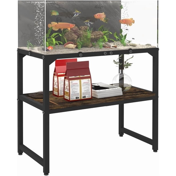 10-20 Gallon Fish Stand, 24" L x 12" W x 20.5" H, Black