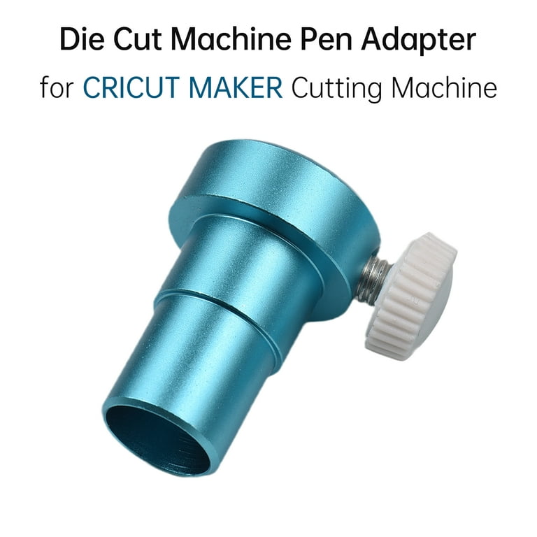 Walmeck Die Cut Machine Pen Adapter for CRICUT Maker Cutting Machine  Aluminum Alloy Pen Holder for 12mm Diameter Marker 