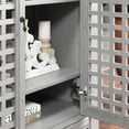 thumbnail image 5 of Rio 4-door Antique Gray 70-inch Wood Accent Cabinet, 5 of 9