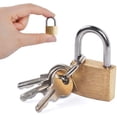 thumbnail image 2 of 5 Pack Mini Padlock with Key - Small Padlock for Luggage, Travel Bags, Suitcases, Chains, 2 of 7