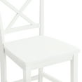 thumbnail image 3 of Dycanpo 24'' Wooden Counter Height Bar Stools Set of 2, Kitchen Chairs with Back, White, 3 of 8