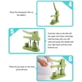 thumbnail image 4 of Button Maker Machine, 100 Sets DIY Pin Badge Button Maker Press Machine with Ergonomic Handle, Button Pin Maker Machine Metal Pinback Supplies for Making Pins, Ties, Key Chains, 4 of 7