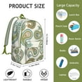 thumbnail image 5 of Roomy Paisley Pattern Backpack with Boho Flair, Designed for Laptops and School Supplies, Sturdy Daypack for Campus and Work, Ideal Gift for Graduation, 5 of 5