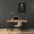 thumbnail image 4 of Pela Studio 19x24 Black Modern Framed Museum Art Print Titled - Eye Chart III, 4 of 5