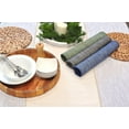 thumbnail image 7 of Coffee Table Runner 14 x 36 inch Short Table Runner With Decorative Stitched Edge Natural Organic Cotton Fabric Small Dresser Scarf Dining Table Topper Washable Cloth Decor Table Centerpiece Grey, 7 of 7