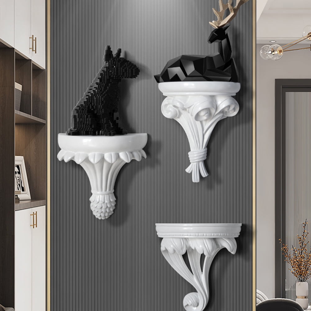 WHAMVOX Wall Shelf Floating Minimalist 1Pcs 7.2X6.7X3.9In