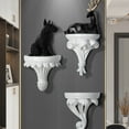 thumbnail image 2 of MasteelfCA Floating Wall Shelf Wall-mounted Rack Storage Board Resin Hanging Storage Shelf, 2 of 8