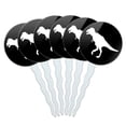 thumbnail image 1 of Dinosaur Tyrannosaurus T-Rex Cupcake Picks Toppers - Set of 6, 1 of 1