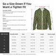 thumbnail image 3 of KLL Yellow Floral Print Men's Women’s UPF 50+ Sun Protection Outdoor Hoodie Jacket Long Sleeve Fishing Hiking Performance Shirt- Large, 3 of 5
