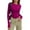 Purple Pink #032, variant on Womens Long Sleeve T Shirts Fall Fashion 2026 Basic Crop Tops Going Out Outfits Y2k Clothes Light pink L