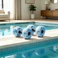 thumbnail image 4 of High-Density Foam Water Dumbbells for Swimming Pool Resistance Training and Aqua Aerobics Sky Blue, 4 of 5