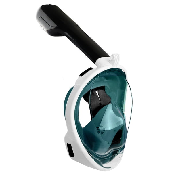 Tmvgtek Máscara Facial De Buceo De Cara Completa Gafas De Respirador Subacuático (Verde Oscuro S / M) Tmvgtek Deportes acuáticos