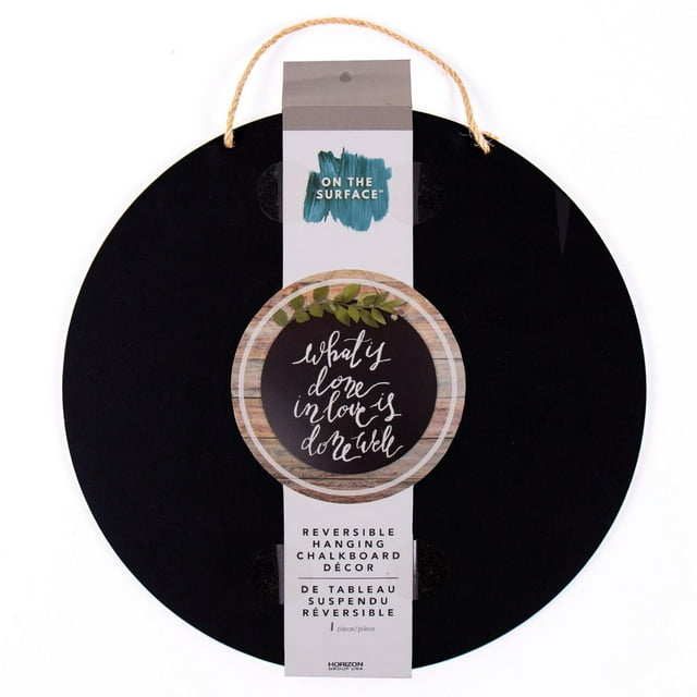On the Surface™ Reversible Hanging Chalkboard Décor