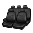 thumbnail image 1 of Fundas para Asientos de Coche de 9 Piezas Fundas de Asiento Universal, Piel Sintética, Conjunto Completo de Accesorios Interiores de Automóvil fácil de Instalar para Coche, Vehículo Todoterreno, 1 of 7
