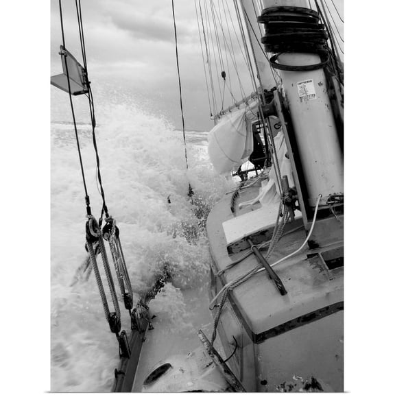 Great BIG Canvas | Rolled Brian Kidd Poster Print entitled Life at Sea I