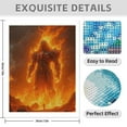thumbnail image 3 of Diamond Art Kits for Adults - 5d Fire Giant Eruption Fantasy Scene Diamond Painting for Adults, Diamond Art for Adults Beginners, Diamond Painting Kits for Adults for Home Wall Decor, 3 of 7