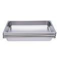 thumbnail image 6 of 6Pcs Steam Table Pans Stainless Steel BBQ Grill Plate Serving Tray 12*20*2inch, 6 of 11