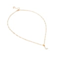 thumbnail image 1 of Dije inicial L Ametrinaa con Zirconia y cadena Chapa de Oro 18k, 1 of 5