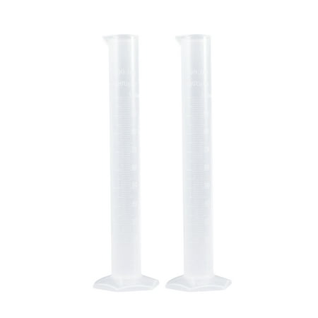 

2pcs Plastic Measuring Graduated Cylinder with a Hydrometer to Measure the Sugar Content Science Measuring Test Tube Flask 100ML