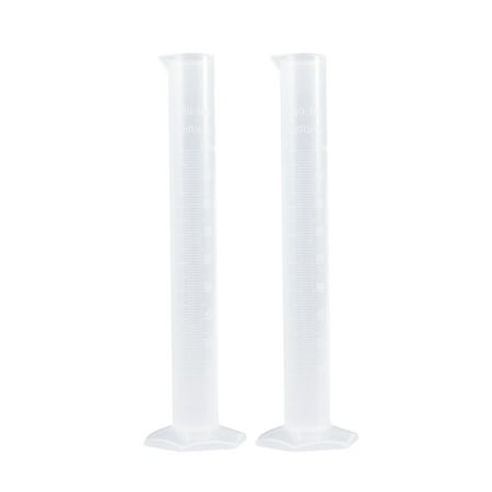 

2pcs Plastic Measuring Graduated Cylinder with a Hydrometer to Measure the Sugar Content Science Measuring Test Tube Flask 100ML