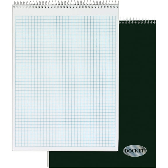 TOPS, TOP63801, Docket Top Wire Quadrille Pad, 1 Each