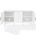 thumbnail image 4 of Crosley Landon 3 Drawer Sideboard in White, 4 of 11