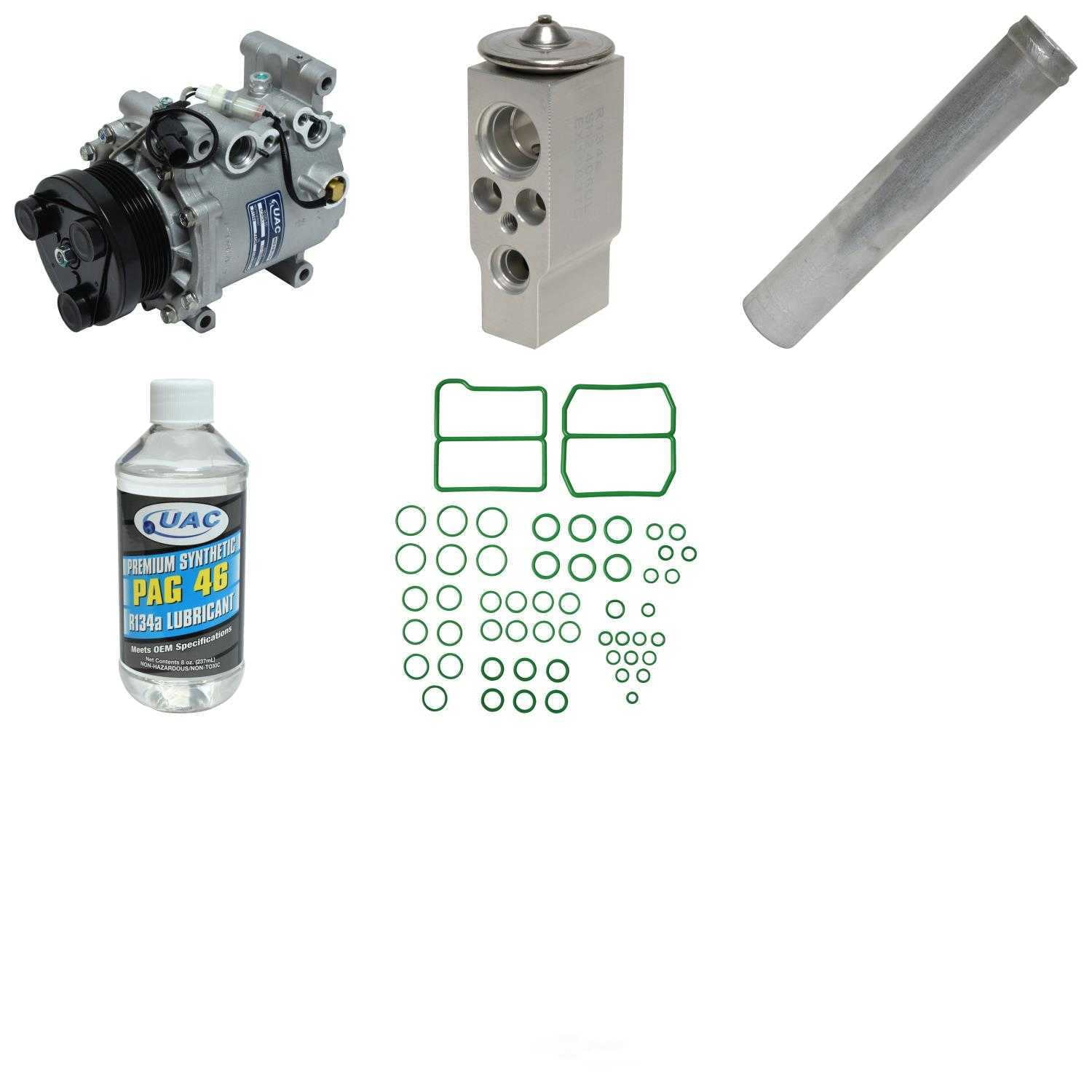 A/C Compressor and Component Kit -- Compressor Replacement Kit Fits select: 2003-2006 MITSUBISHI OUTLANDER, 2004-2006 MITSUBISHI LANCER RALLIART
