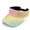 Rainbow Camo Pattern, variant on Rainbow Camo Pattern Adjustable Sun Visor Cap, Polyester Fabric Lightweight Open Top Visors Sun Protection Sun Visor Hat for Women