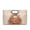 Beige Skull Flower, variant on FOR U DESIGNS Brown Plaid Print Women’s Clutch Handbag with Detachable Chain, Stylish Top Handle Evening Purse for Wedding Party Prom