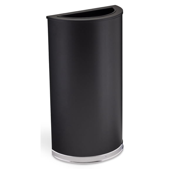Scranton & Co Half Round Receptacle in Black