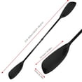 thumbnail image 1 of Ccdes Boating Paddle,Surfboard Paddle,Double End Adjustable Angle Carbon Fiber Paddle Standup Paddles for Surfing Kayak Inflatable Boat, 1 of 8