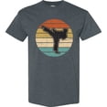 thumbnail image 3 of Inktastic Karate Martial Arts Retro Sunset T-Shirt, 3 of 5