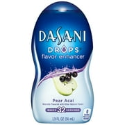 Dasani Drops Flavor Enhancer, Pear Acai, 1.9 Fl Oz
