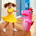 thumbnail image 5 of syligr 35 Inch Inflatable Dinosaur Bop Bag Toy, Self-Righting Punching Bag for Kids Indoor Active Play, Stand Up Boxing Toy for Stress Relief, Birthday Christmas Gift for Boys Girls Ages 3-14, 5 of 6