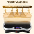 thumbnail image 4 of Vibrating Plate Exercise Machine Lymphatic Drainage Vibrator Whole Body Vibrator for Strengthen Toning Body Home Health Exercise Sports Fitness Equipment（Sliver）, 4 of 7