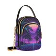 thumbnail image 7 of FORMRS Crossbody Bag for Women Quilted Travel Shoulder Cell Phone Purse with Chain Strap Handbag, Green Digital Art, 7 of 7
