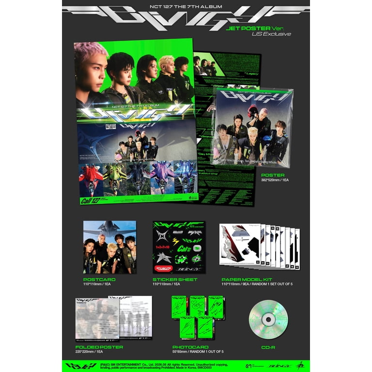 NCT 127 - The 7th Album 'Blingy' (Jet Poster Ver.) - Music