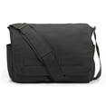 thumbnail image 1 of Sweetbriar Classic Messenger Bag - Vintage Canvas Shoulder, Black, Size Large, 1 of 10