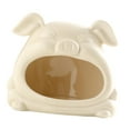 thumbnail image 3 of MERIGLARE Hamster Hideout Ceramic Cartoon Cozy Pets Bed for Hedgehog Rats Small Animal Beige, 3 of 9