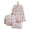 Pink, variant on Polka Dot Backpack Large Capacity School Backpack Lightweight Bookbag for High School Students Casual Daypack with Spacious Compartments Adjustable Padded Straps for Daily & Travel