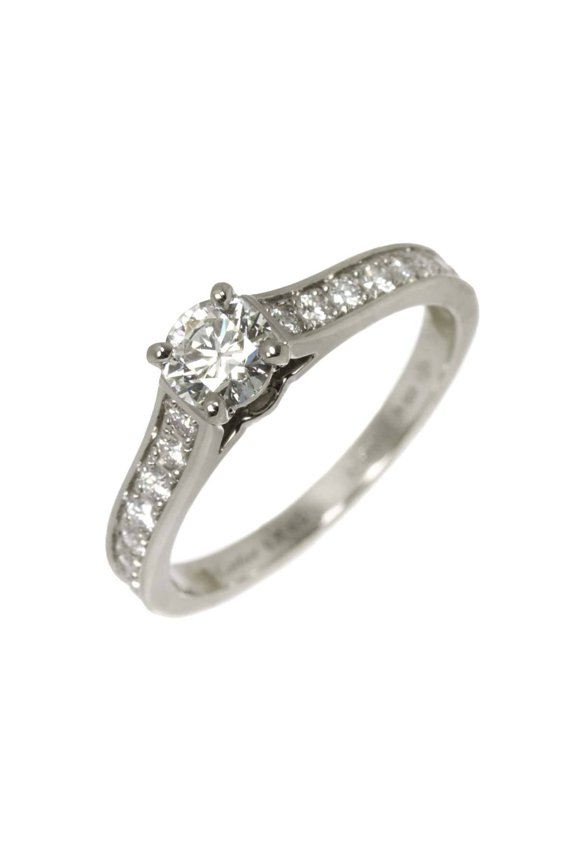 Pre-Owned Cartier 1895 Solitaire Ring #47, 0.31ct Diamond, Platinum.