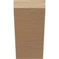 thumbnail image 2 of 12"W x 12"D x 24"H Wide Concord Rough Cedar Woodgrain TimberThane Corbel, Primed Tan, 2 of 6