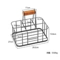 thumbnail image 1 of Metal Milk Crate/Bottle Carrier, Gray, 1 of 5
