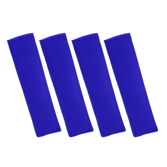 Unique Bargains 4 Pieces Car Seat Belt Cover Shoulder Pad Strap Cushion Blue