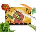 thumbnail image 2 of Caroline's Treasures Halloween Longhair Red Dachshund Glass Cutting Board Large, 2 of 2