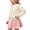 06 White, variant on ROHUUQUE Girls 2 Piece Knit Set Pullover Sweater and Skirt Set Long Sleeve Crewneck Top Fall Winter Outfit Coffee
