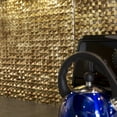 thumbnail image 2 of Fasade 18in x 24in Terrain Bermuda Bronze Backsplash Panel 5pk, 2 of 2