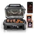 thumbnail image 1 of Ninja OG951 Woodfire Pro Connect Premium XL Outdoor Grill & Smoker, Bluetooth, App Enabled, 7-in-1 Master Grill, BBQ Smoker, Outdoor Air Fryer, Woodfire Technology, 2 Built-In Thermometers, Black, 1 of 5